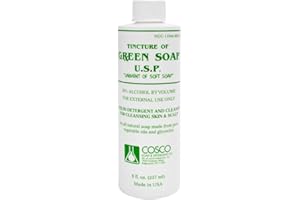COSCO Pure Liquid Green Soap Stencil Tattoo Transfer Medical Prep Wash, 8 Fluid Ounce