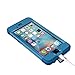 Lifeproof NÜÜD SERIES iPhone 6s ONLY Waterproof Case - Retail Packaging - CLIFF DIVE (BEACHY BLUE/CLEAR/STORMY SEAS BLUE)