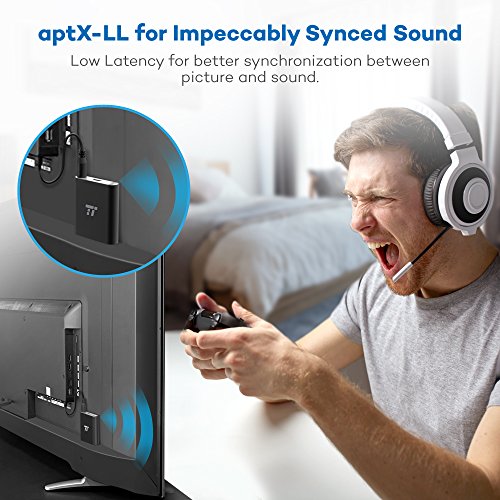 TaoTronics-65ft-Bluetooth-Transmitter-Long-Range-35mm-RCA-Wireless-Audio-Adapter-for-TV