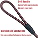 iYoShop Dog Leashes for Large Dogs - 1/2 Inch Thick 5 Feet Long - Strong and Durable Braided Nylon Rope Lead for Medium and Large Dogs (1/2 X 5', Black)