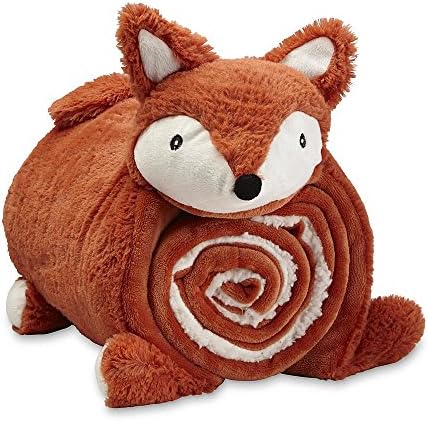 Kids' Cuddle Friend Throw &amp; Pillow - Fox