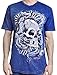 Ed Hardy Men's T Shirt Snake Skull, Navy Mineral, XX-Large