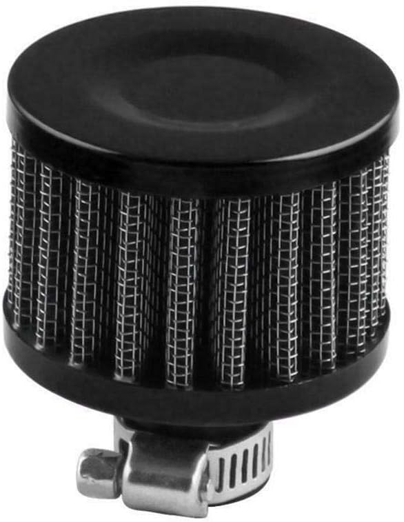 tangyuandain Universal 12mm Mini Car Motor Air Intake Filter Turbo Vent Crankcase Breather Carbon Fiber/Red/Blue Air Filter Vent Carbon Fiber
