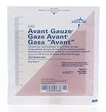 Medline NON21446 Avant Gauze Non-Woven Sterile Sponge, Latex Free, 4