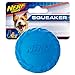 Nerf Dog Tire Ball Dog Toy with Interactive Squeaker, Lightweight, Durable and Water Resistant, 2.5 Inches, for Small/Medium Breeds, Single Unit, Blue