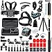 61-in-1 Action Camera Accessories Kit for GoPro Hero 7 6 5 4 3+ Hero Session 5 Black Accessory Bunble Set for AKASO APEMAN DBPOWER Xiaomi Yi SJ6000 Campark Rollei Lightdow Sony Sports DV Action Camera