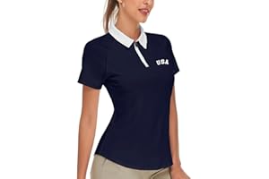 SONEVEN Women's Golf Shirt Short Sleeve Tennis Shirt Quarter Zip Golf Pullover Golf Polo Shirts Argyle Summer Dry Fit Tops