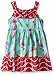 Youngland Girls' Multi-Colored Poplin Fruit Salad Dress