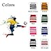 Fasoar Unisex Knee High Stripe Football Sports Tube Socks 2 Pack,6 Pack,10 Pack