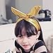 Bundle Monster 9pc Girls Assorted Fashion Rabbit Ear Wired Hair Tie Scarf Wrap