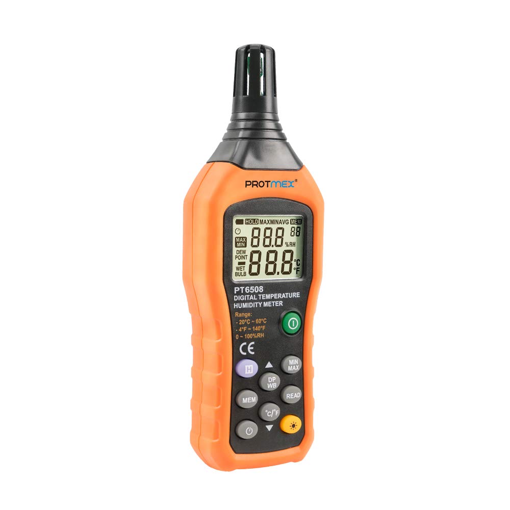 Thermometer Hygrometer Humidity Monitor, Protmex MS6508 Digital ...