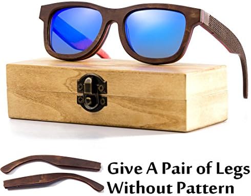 Bamboo Wood Polarized Sunglasses For Men&Women Retro Style 100% UV400