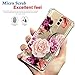luolnh Huawei Mate 20 Lite Case,Mate 20 Lite Case with Flower,Slim Shockproof Clear Floral Pattern Soft Flexible TPU Back Cover for Huawei Mate 20 Lite(Purple)