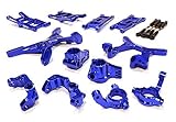 Integy Hobby RC Model C26071BLUE Billet Machined Suspension Conversion Kit for Associated RC10B5