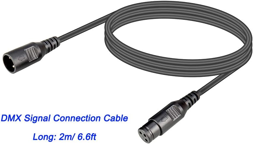 wecan 8 Packs Dmx Cables Dmx to XLR Signal Connection with 3 Pin Connector - Image 3