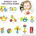 Zenteck Multi-Sensory BPA-Free Baby Rattles Teethers & Shakers Essential Set with Storage Bin [10-Piece] | Baby-Safe, Non-Toxic, Multifunctional Developmental Set for Newborns & Babies