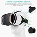 HongYuan 3D VR Headset Virtual Reality Glasses For Play Your Best Mobile Games & 360 Movies , More Comfortable VR Glasses Goggles Plus Special Adjustable Eye Care System