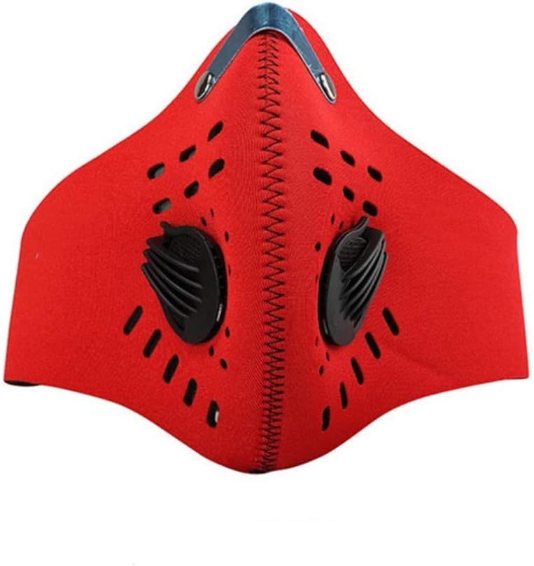N95 Mask with Filters, Breathing Dust Mouth Face Mask for Air Pollution, Replaceable Activated Carbon PM2.5 Respirator Sports Mask