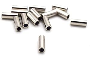 SENYUBBY 5LB-200LB 7 Strands Fishing Line Wire Leader Nylon Coated Stainless Steel Leader Wire with Crimps Sleeves