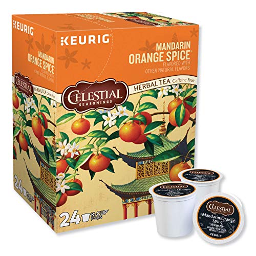 image for Celestial Seasonings Mandarin Orange Spice Herbal Tea, K-Cup Portion P