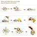 Theefun TY01 82 Pieces Mini Magnetic Blocks Building Tiles Set, 3D Educational Construction Toys for Boys and Girls