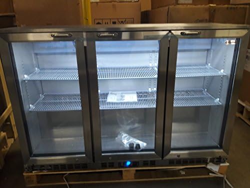 GenKraft Commercial Back Bar Cooler, 53.5 inch Stainless Steel, - For use in the Stores &amp; food service industry such as restaurants, bars, food catering, etc.