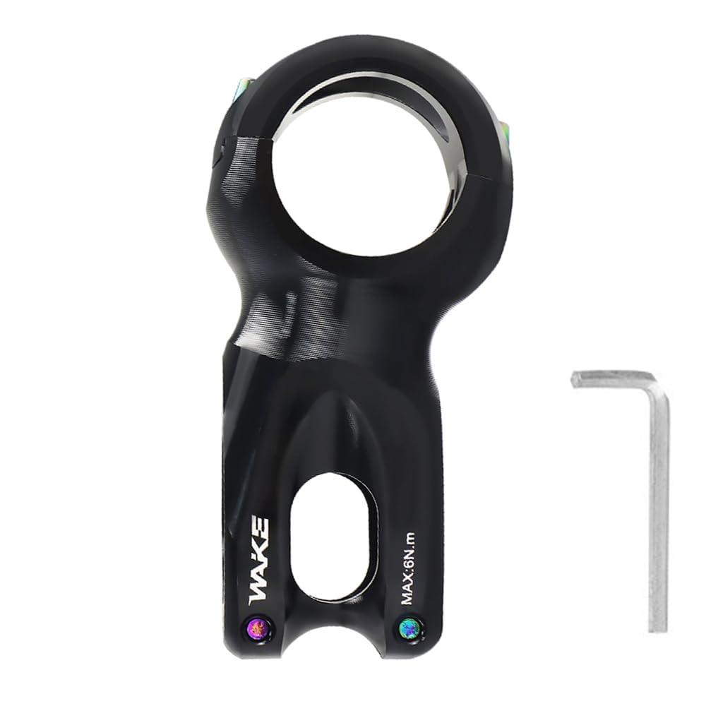 CYSKY 31.8 Road Bike Stem 45/60/70/80/90/100/110/120mm 10 Degree Gravel Stem Handlebar Riser Extender for Road Bike, Gravel Bike, Folding Bike (60mm)