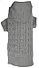 Lanyarco Grey Dog Classic Cable Pet Sweater Hoodie for Dogs, XXX-Large (XXXL) Size