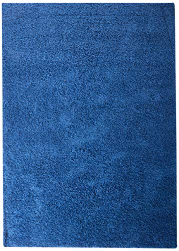 Sweet Home Stores COZY2866-7X10 Area Rug, 6'7" x 9'3", Navy Blue