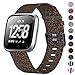 XIMU Bands Compatible with Fitbit Versa/Versa 2 / Versa Lite, Soft Woven Fabric Replacement Band Quick Release Canvas Strap Wristbands Accessories Women Men for Versa Smart Watch