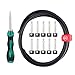 DIY Solder-Free Connectors ( 5 Pair ) Pedal Effect Cable (10ft. ) Kit with screwdriver