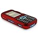 Compatible With LG Cosmos VN250/Rumor2 LX265 Cell Phone Red Rubber Feel Protective Case Faceplate Cover
