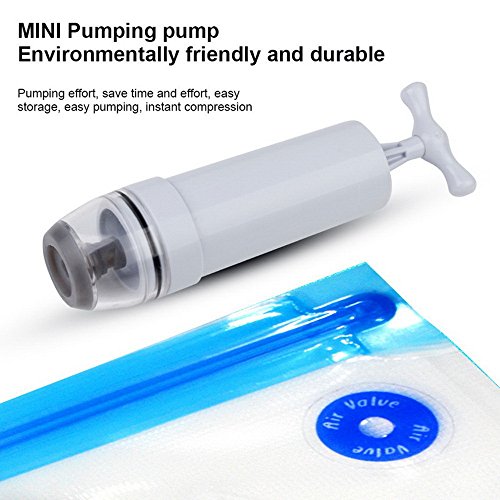 Sous Vide Bags Kit for Various Cookers,Accessories Include 15 BPA Free Reusable Vacuum Bags, 1 Hand Pump,4 Bag Sealing Clips,Practical for Food Storage & Cooking - Thumbnail 5