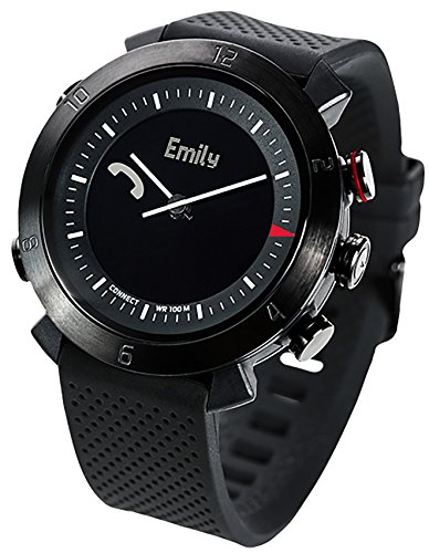 COGITO Classic Smart Bluetooth Connected Watch for Smartphones - Black Onyx