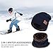 VBIGER Beanie Hat Scarf Set Knit Hat Warm Thick Winter Hat For Men (New Blue)