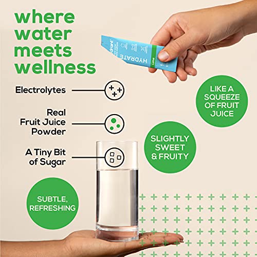 Hydrant Hydrate 30 Stick Packs, Electrolyte Powder Rapid Hydration Mix