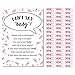 Don’t Say Baby Game for Girls Baby Shower Clothespin Game Includes One 5x7 Sign and 48 Mini Pink Clothespins
