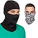 MaxPro Balaclava Ski Mask + Versatile Sports/Casual Headband Premium Bundle. Black Balaclava Ski Mask + Magic Scarf/ Winter Face Mask,Large/X-Large