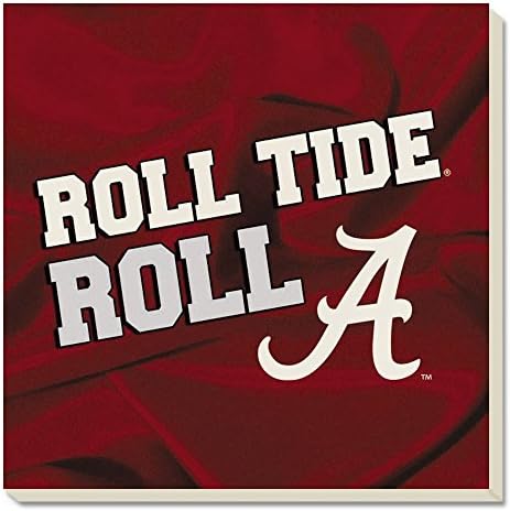 Set of 4 Coasters Alabama Crimson Tide. Roll Tide.