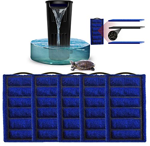 LONDAFISH 5 Pcs Replacement Filter Sponge for Mute Turtle Filter Water Submersible Filter For Turtle Tank