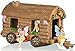 Joykick Fairy Garden Caravan Kit - Miniature Hand Painted Figurine Statues with Accessories - Set of 4pcs for Your House or Lawn Decor