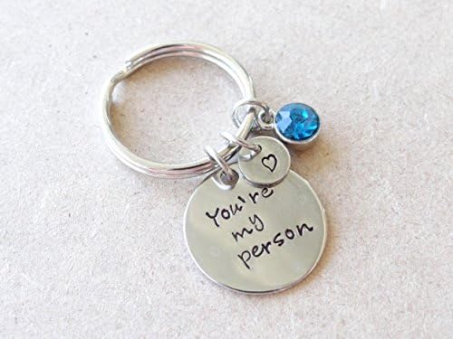 you are my person keychain, best friends, friends forever, you're my person keychain, you're my person, greys anatomy