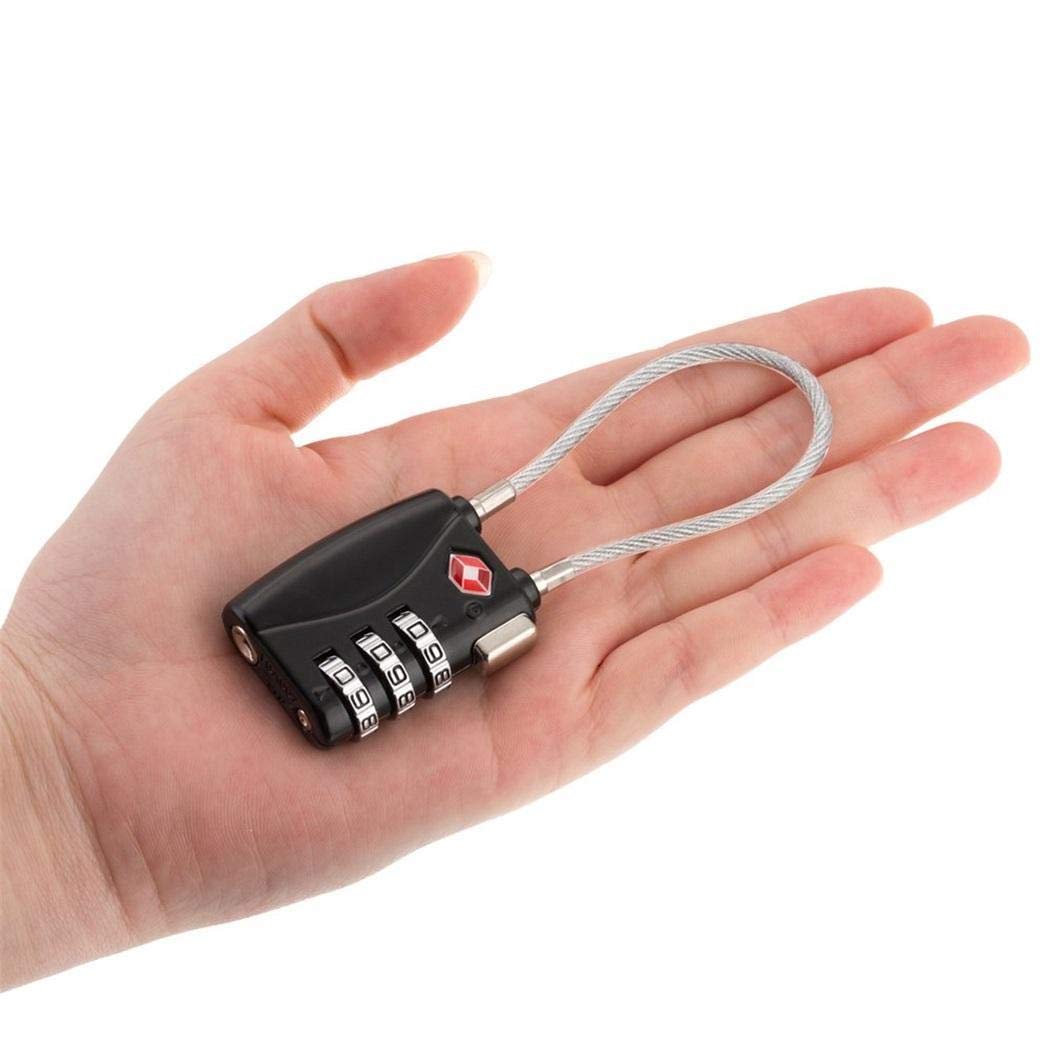 Xixini Durable Portable Praktisches Passwort Code Lock Gepäckschloss 1,3 x 4 x 0,6 Zoll