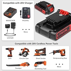 KINGTIANLE 2packs Replace Battery for Black and