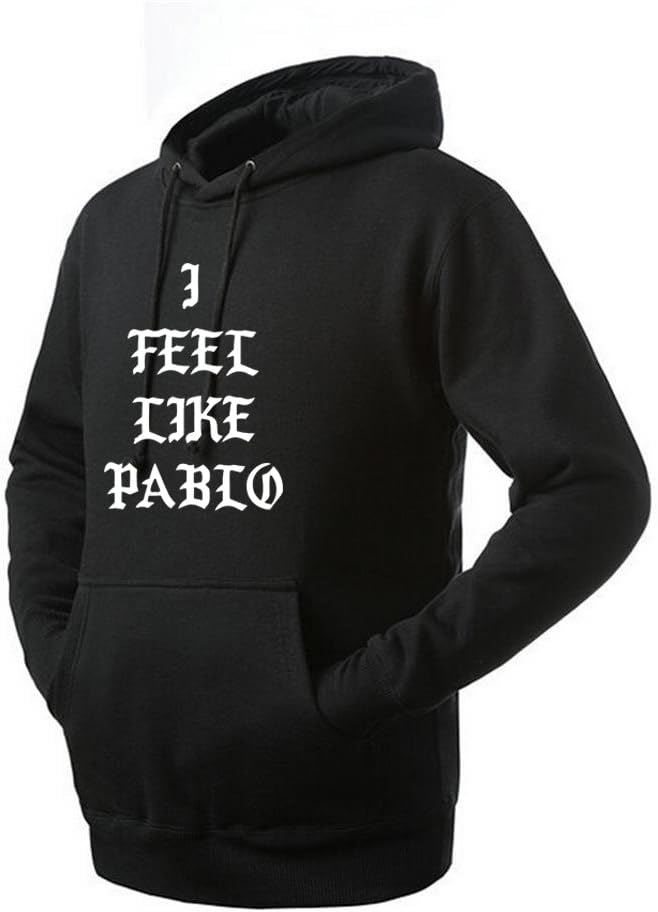 Unisex I feel Like Pablo Hoodie (Black Small)