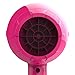 Xtava Professional Ionic Hair Dryer - Peony Pink Salon Blow Dryer - Turbo Travel Hair Dryer with Attachment Nozzle - Compact Lightweight 1875 Watt Powerful Iron Blowdryer Best for Frizz Free Results