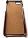 Luxury GUCCI Monogram - iphone 7/8 case Leather texture&scent handcrafted art stylish organic genderless. Protective case Anti scratch Drop protection Shock Proof. (red)