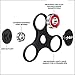 Chillax Fidget Spinner - Tri-Spinner Fidget Toy for Anxiety and ADHD (Black)