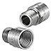 Lixada Bike Pedal Extenders 9/16 Inch Left Right Pedal Adapters Spacers