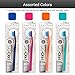 PRO-SYS Kids Toothbrush Antibacterial Bristles (Colorful 4-Pack) - Made with Soft DuPont Tynex Bristles (Ages 8-12 for Young Children)
